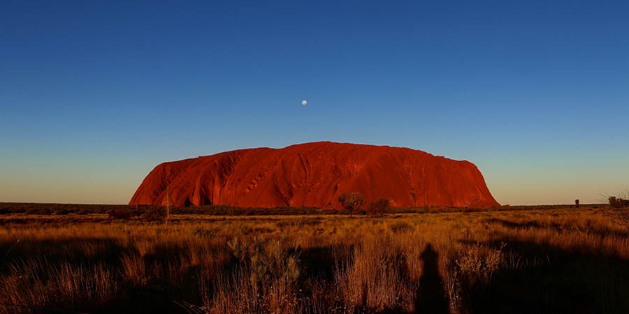 Enjoying dinner under the stars in magical Uluru